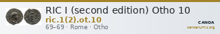 RIC I (second edition) Otho 10 — CANOA
