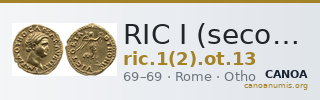 RIC I (second edition) Otho 13 — CANOA