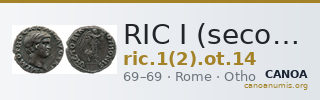 RIC I (second edition) Otho 14 — CANOA
