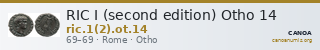 RIC I (second edition) Otho 14 — CANOA