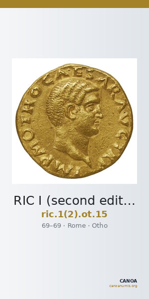 RIC I (second edition) Otho 15 — CANOA
