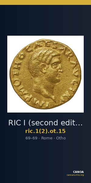 RIC I (second edition) Otho 15 — CANOA