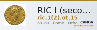 RIC I (second edition) Otho 15 — CANOA