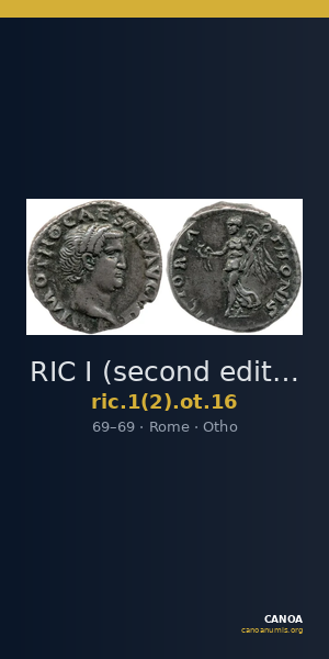 RIC I (second edition) Otho 16 — CANOA