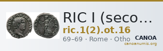RIC I (second edition) Otho 16 — CANOA