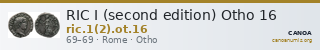 RIC I (second edition) Otho 16 — CANOA