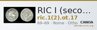 RIC I (second edition) Otho 17 — CANOA