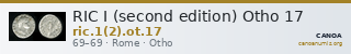 RIC I (second edition) Otho 17 — CANOA