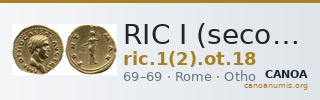 RIC I (second edition) Otho 18 — CANOA