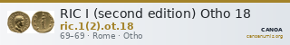 RIC I (second edition) Otho 18 — CANOA