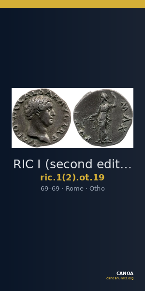 RIC I (second edition) Otho 19 — CANOA