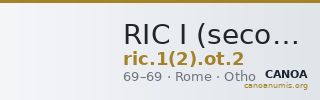 RIC I (second edition) Otho 2 — CANOA