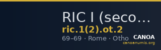 RIC I (second edition) Otho 2 — CANOA