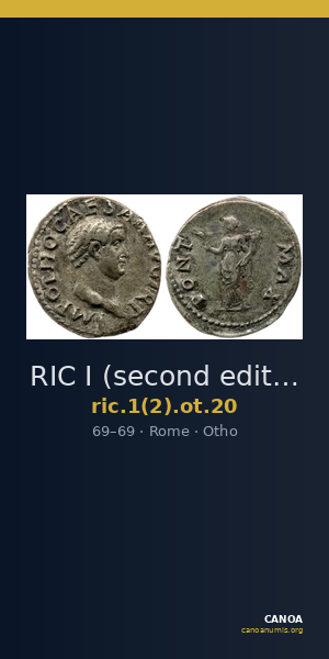 RIC I (second edition) Otho 20 — CANOA