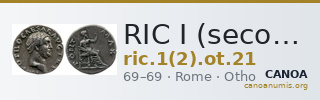 RIC I (second edition) Otho 21 — CANOA