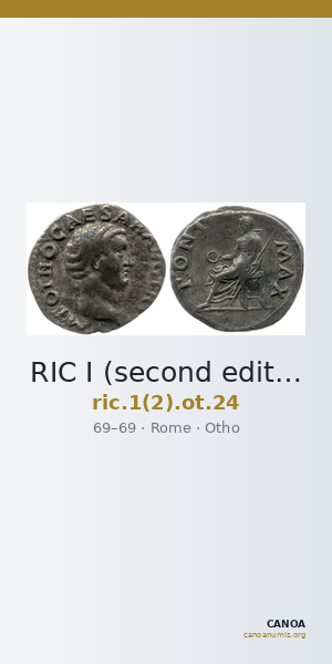 RIC I (second edition) Otho 24 — CANOA