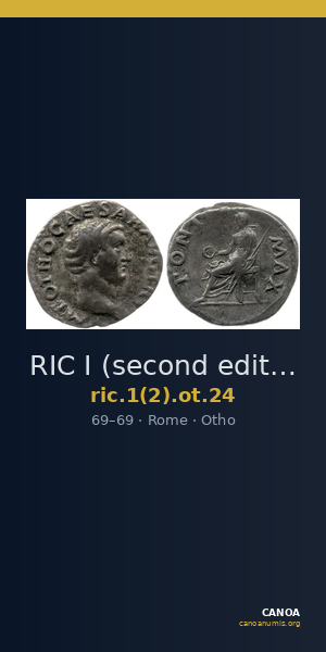 RIC I (second edition) Otho 24 — CANOA
