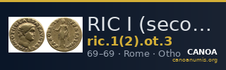 RIC I (second edition) Otho 3 — CANOA