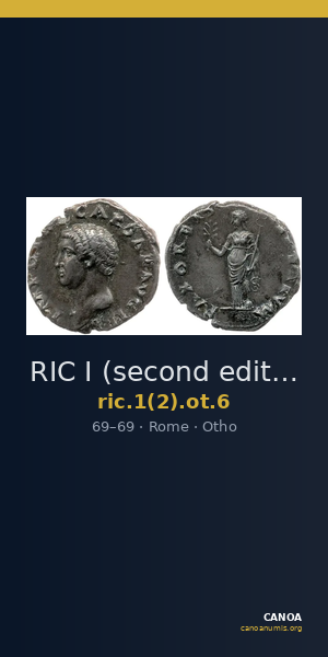 RIC I (second edition) Otho 6 — CANOA