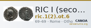 RIC I (second edition) Otho 6 — CANOA
