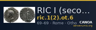 RIC I (second edition) Otho 6 — CANOA