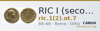RIC I (second edition) Otho 7 — CANOA