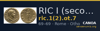 RIC I (second edition) Otho 7 — CANOA