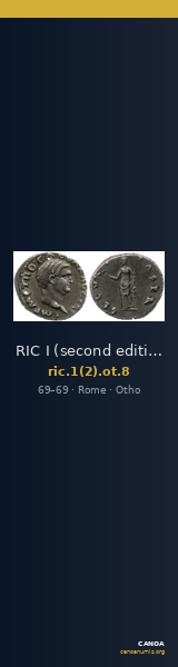 RIC I (second edition) Otho 8 — CANOA