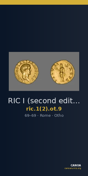 RIC I (second edition) Otho 9 — CANOA