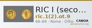 RIC I (second edition) Otho 9 — CANOA
