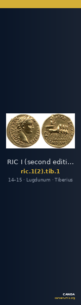 RIC I (second edition) Tiberius 1 — CANOA