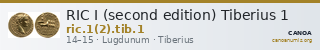 RIC I (second edition) Tiberius 1 — CANOA
