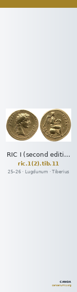 RIC I (second edition) Tiberius 11 — CANOA