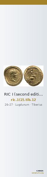 RIC I (second edition) Tiberius 12 — CANOA