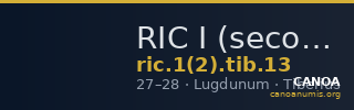 RIC I (second edition) Tiberius 13 — CANOA