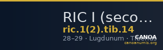 RIC I (second edition) Tiberius 14 — CANOA