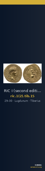 RIC I (second edition) Tiberius 15 — CANOA