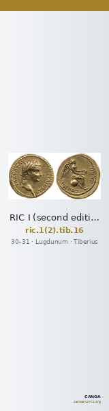 RIC I (second edition) Tiberius 16 — CANOA