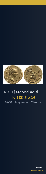 RIC I (second edition) Tiberius 16 — CANOA