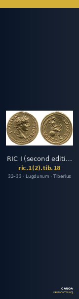 RIC I (second edition) Tiberius 18 — CANOA