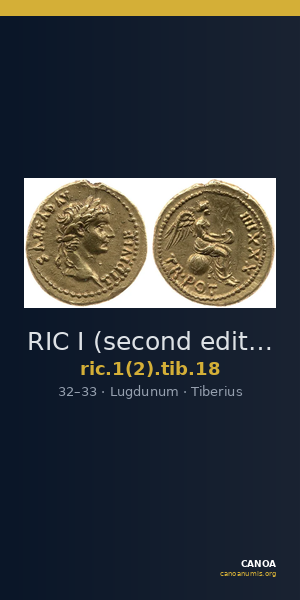 RIC I (second edition) Tiberius 18 — CANOA
