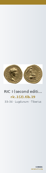 RIC I (second edition) Tiberius 19 — CANOA