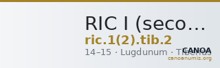 RIC I (second edition) Tiberius 2 — CANOA