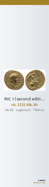 RIC I (second edition) Tiberius 20 — CANOA
