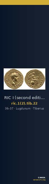 RIC I (second edition) Tiberius 22 — CANOA