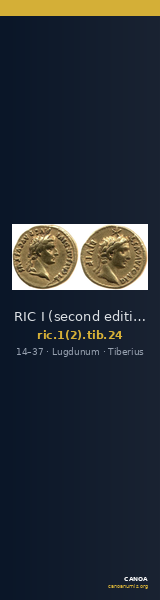 RIC I (second edition) Tiberius 24 — CANOA
