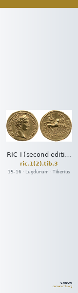 RIC I (second edition) Tiberius 3 — CANOA