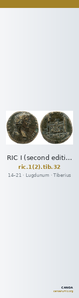 RIC I (second edition) Tiberius 32 — CANOA