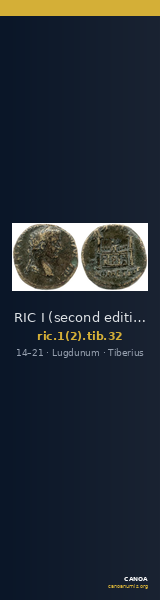 RIC I (second edition) Tiberius 32 — CANOA