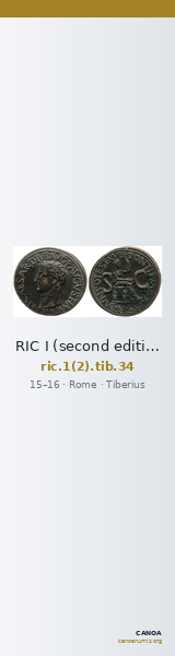 RIC I (second edition) Tiberius 34 — CANOA